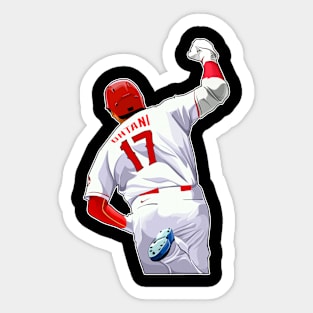 Shohei Ohtani #17 Hand Sign Sticker